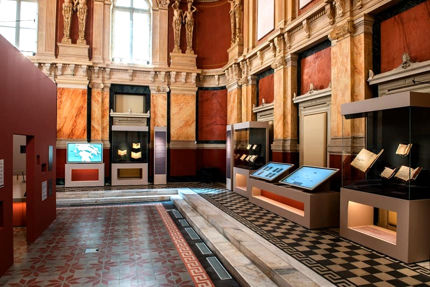 The space where the exhibition took place